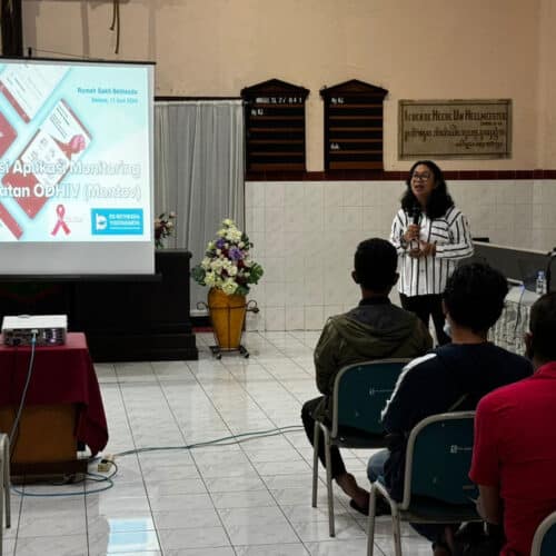 Sosialisasi Aplikasi Montov & Tes Viral Load RS. Bethesda