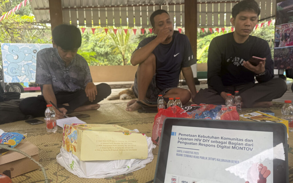 Pemetaan Kebutuhan Komunitas dan Layanan HIV DIY sebagai Bagian dari Penguatan Respons Digital MONTOV